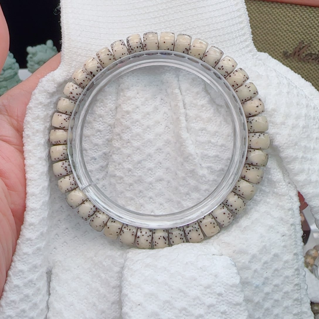 星月菩提手串大留白药片8*5