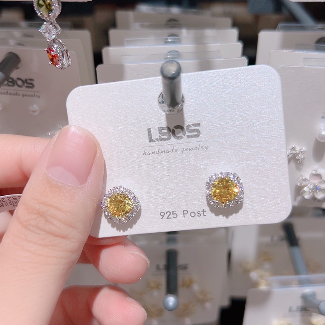 锆石纯铜合金耳环的