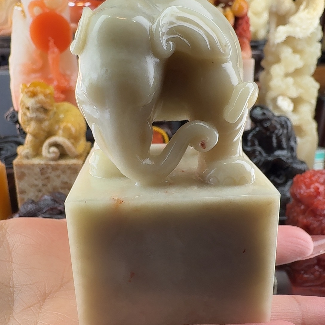 寿山石精品印章象