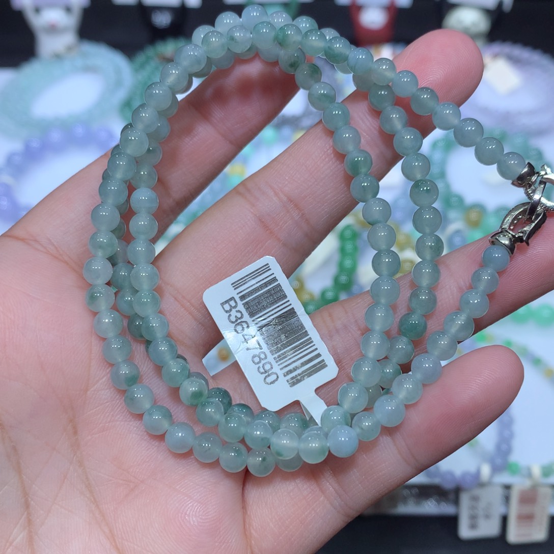 翡翠未镶嵌手串天然