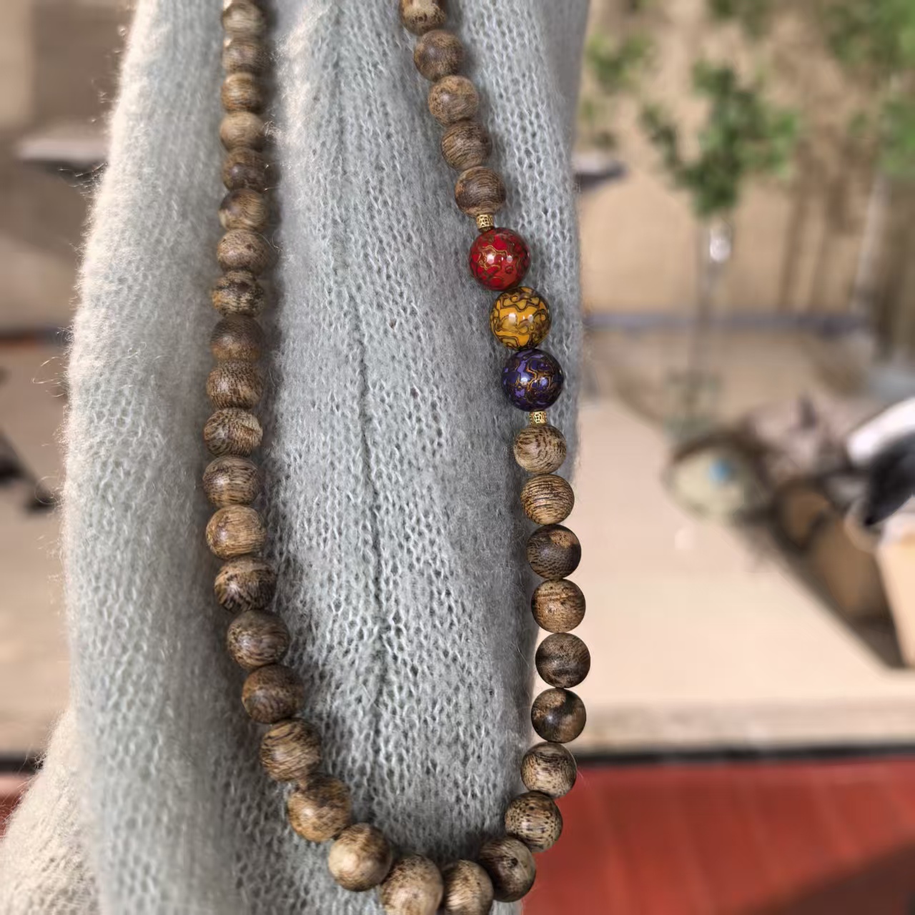 合金项链 【沉木大漆项链】将夏