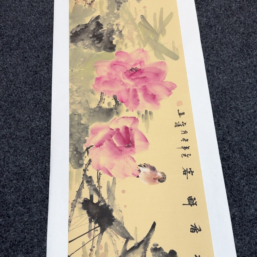 国画国画作品山水花鸟纯手绘