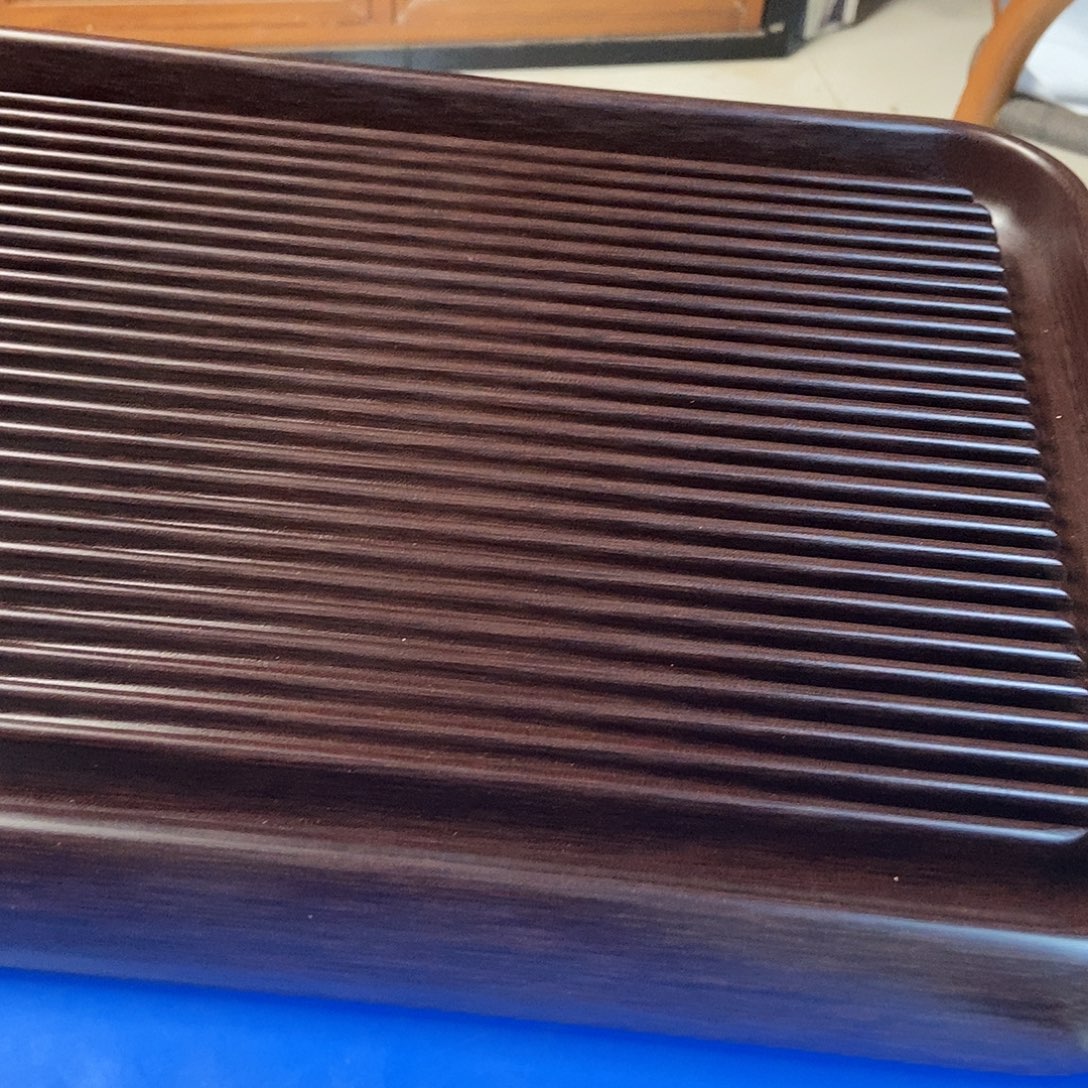 ん***梦电木茶盘40/30/5紫檀色