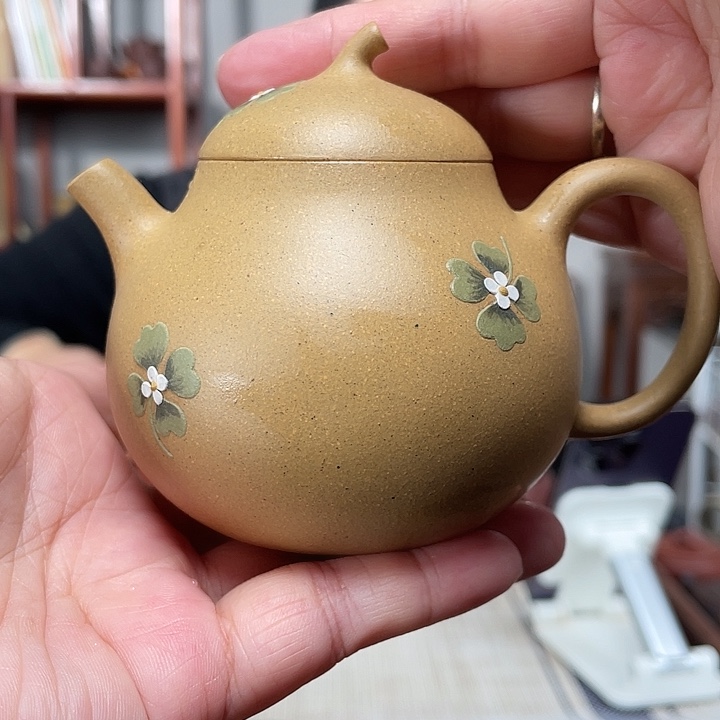 段泥茶壶黄金段茄瓜