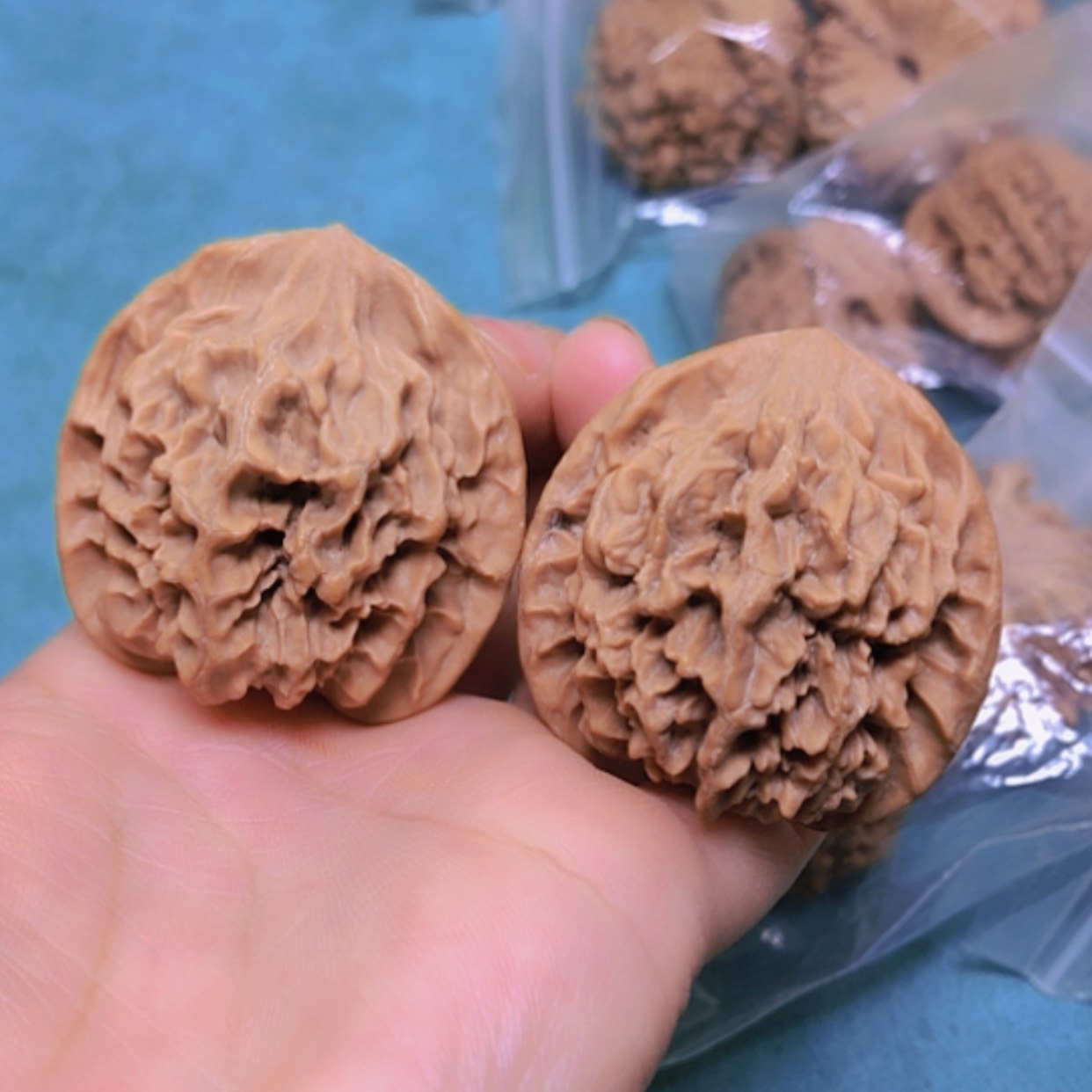【闪购商品】摆件核桃42龙鳞修尖