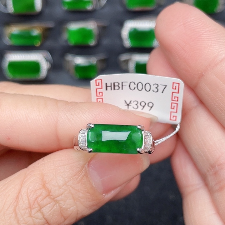 翡翠戒指银S925镶嵌✨****✨编号0037没有运费险