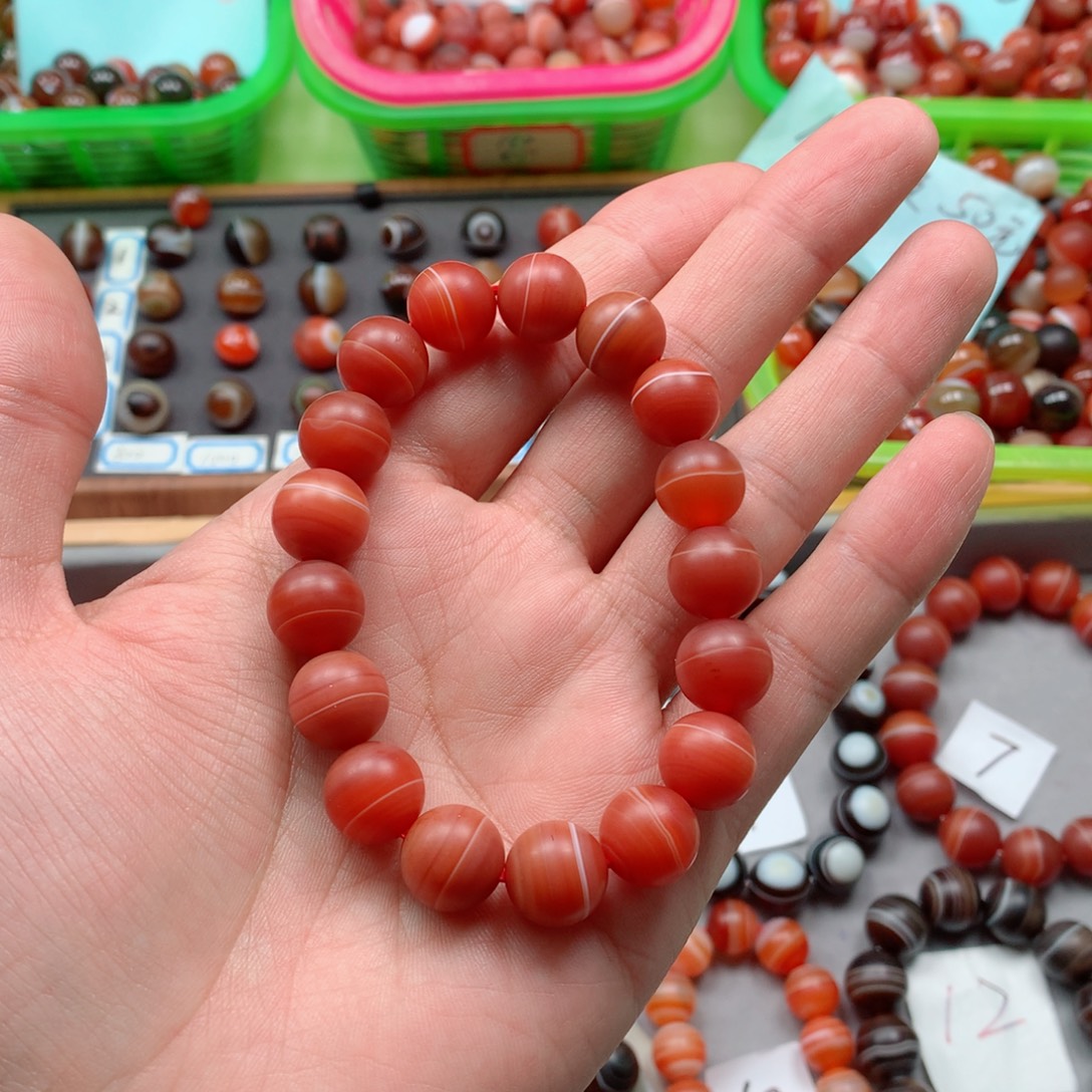 玛瑙/玉髓未镶嵌手链