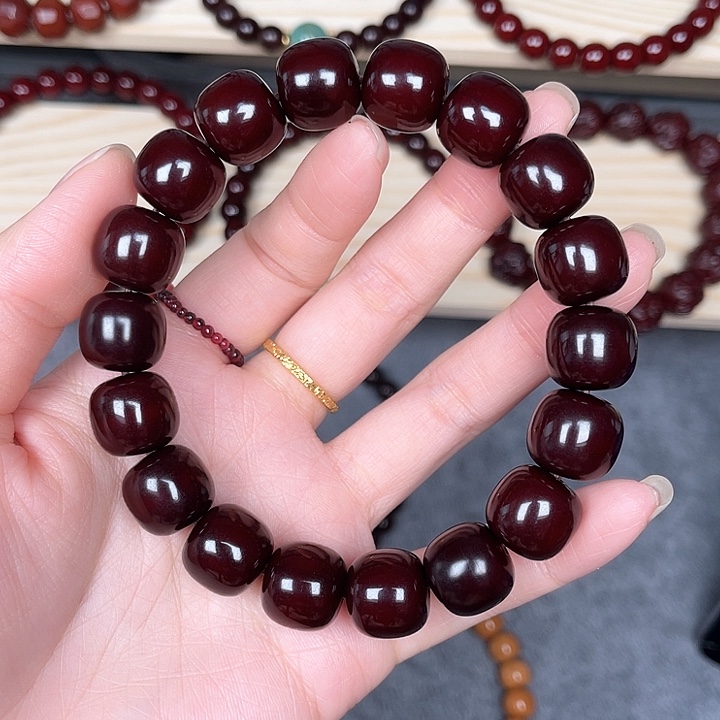 凯**车猴头手串毕业款老型13.6