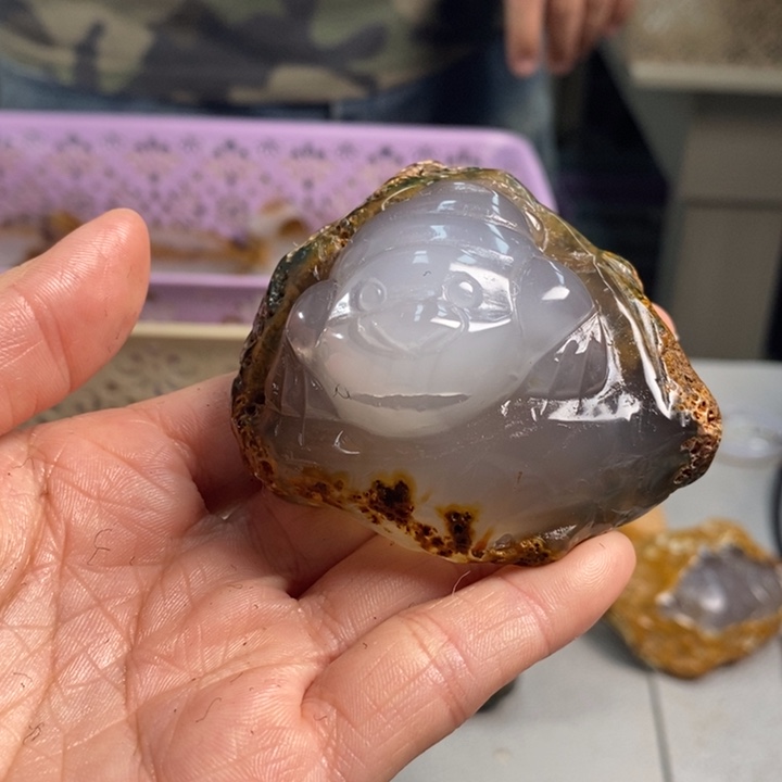 玛瑙/玉髓吊坠(不含链)未镶嵌