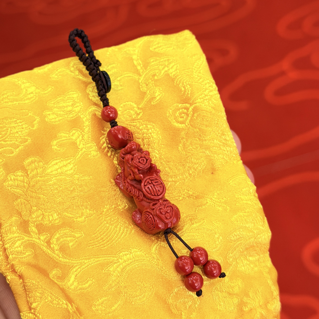 【善仁阁】招财进宝貔貅钥匙扣 挂件平安