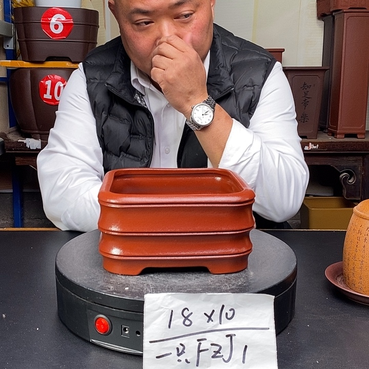 紫砂花盆货号一只FZJ1