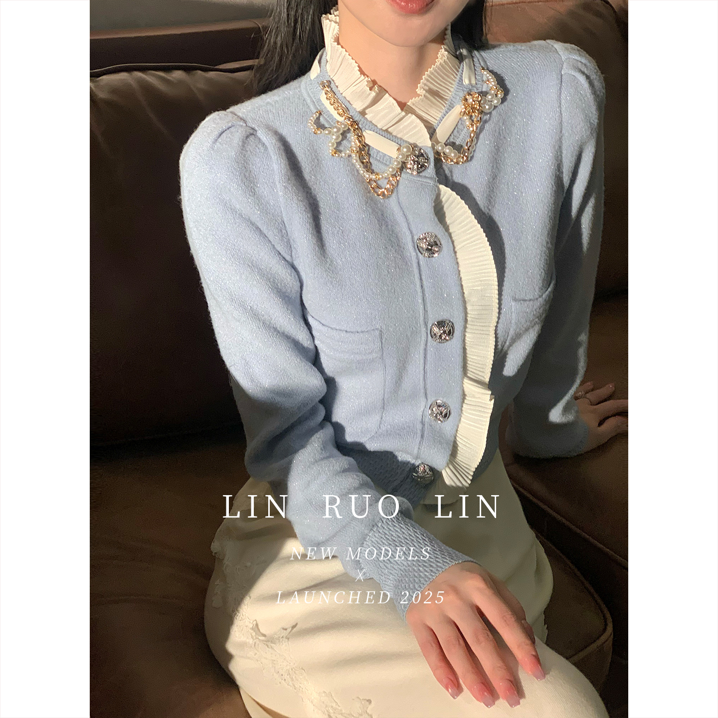 LRL【学院徽章】原创设计​​​法式复古学院风刺绣衬衫RL20256018