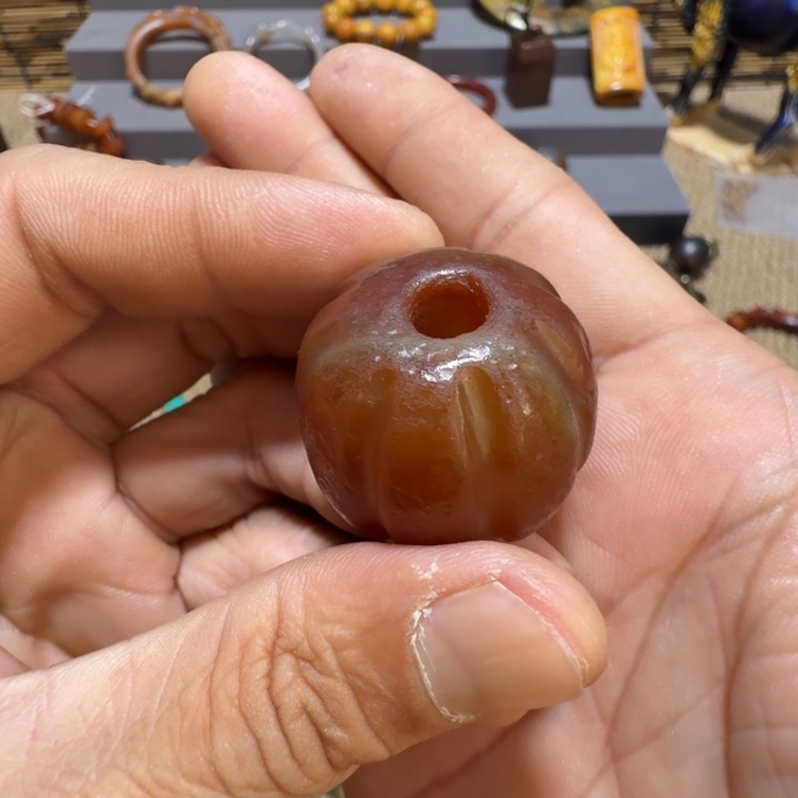 用***4玛瑙/玉髓未镶嵌手链