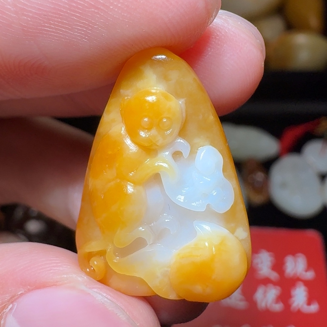 和田玉颈饰未镶嵌