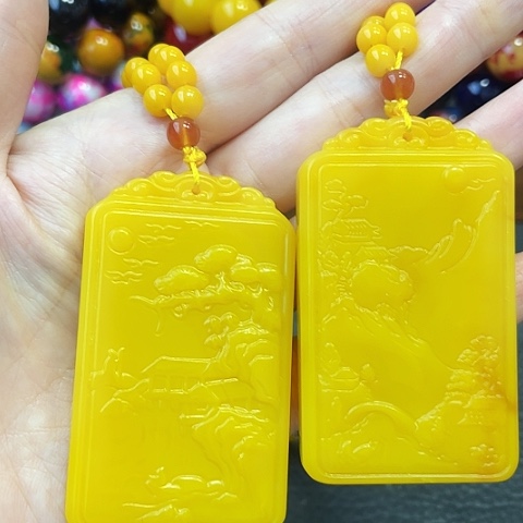 玛瑙未镶嵌手饰雪玉龙皇参吊坠