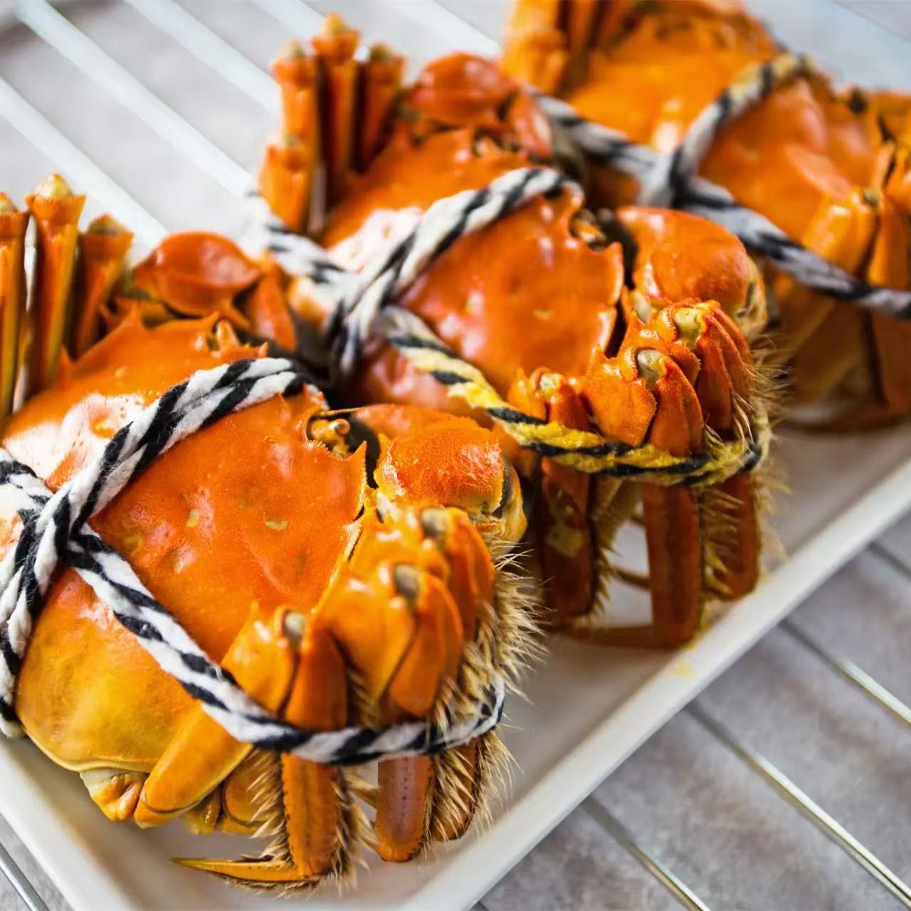 【活蟹】大闸蟹3.5两母蟹2斤，3斤，4斤只绑腿发货顺丰包邮