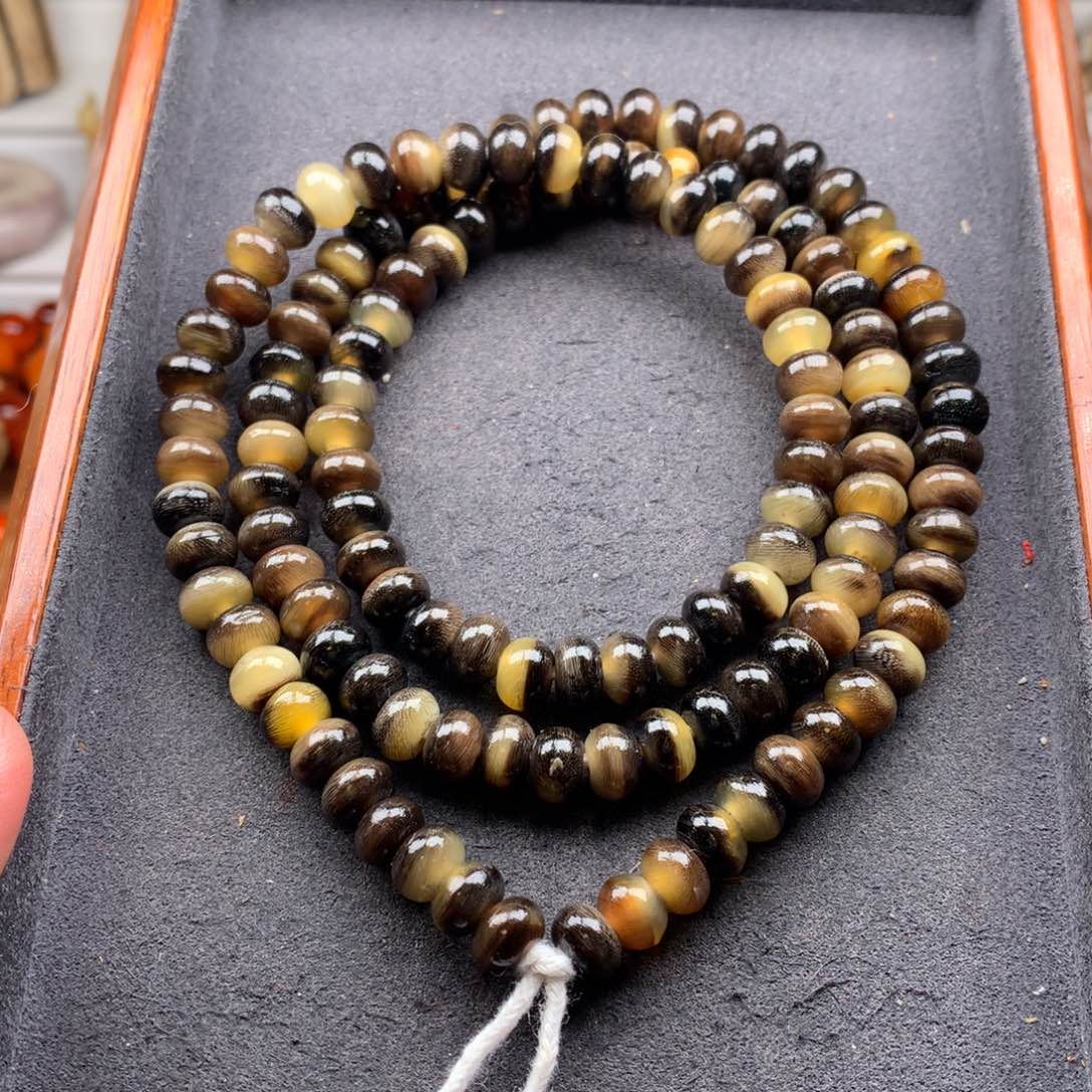 牛骨其他0.8驴蹄算盘珠128脖挂