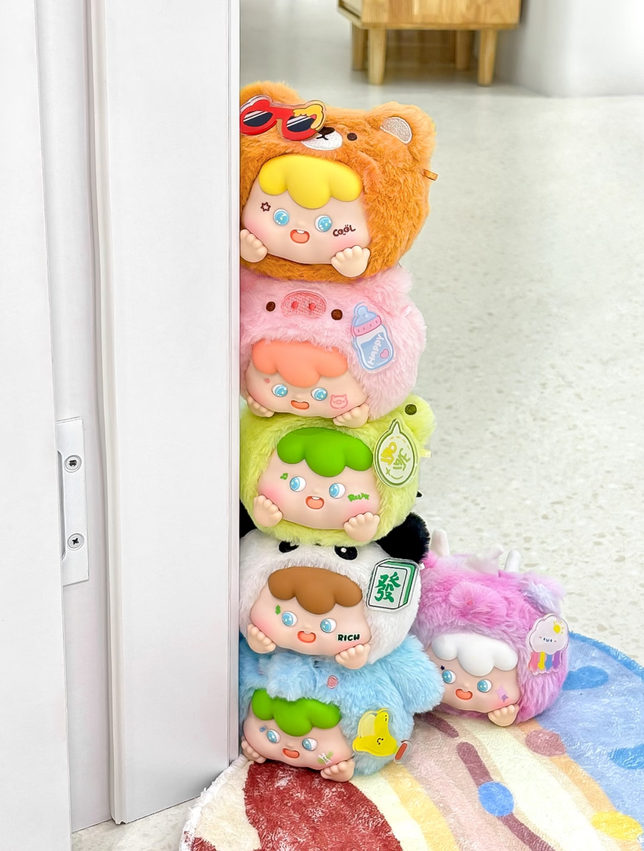 YMM8【Happy Zoo】崽崽毛绒盲盒直播代拆 毛绒摆件