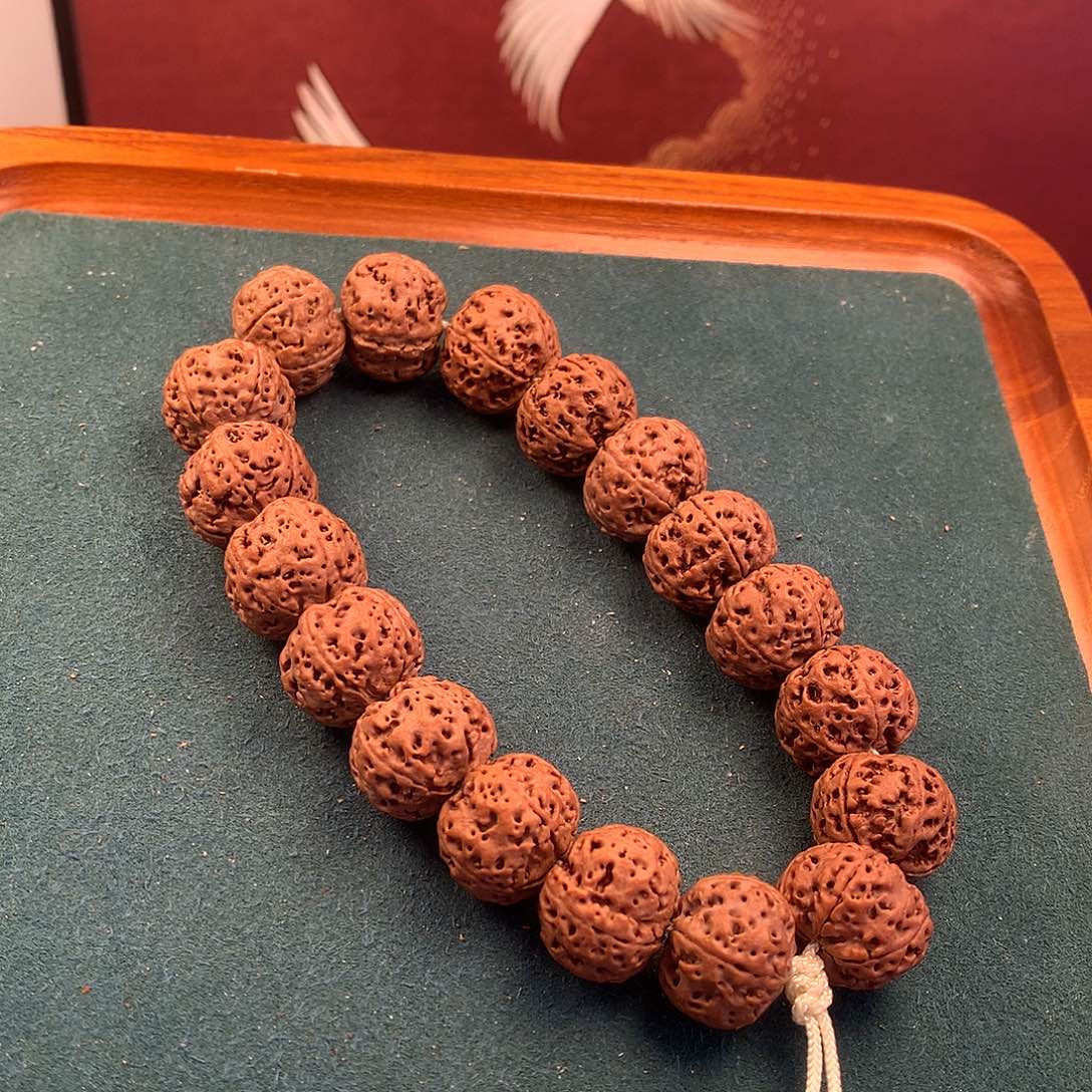 手串金刚菩提9、巧克力豆19mm头货