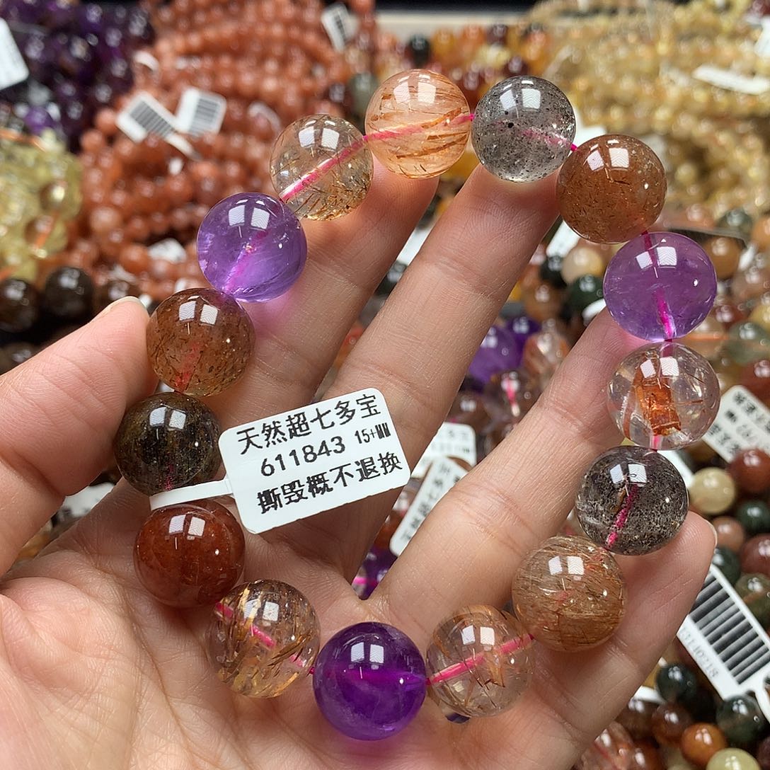 未镶嵌水晶手链，，