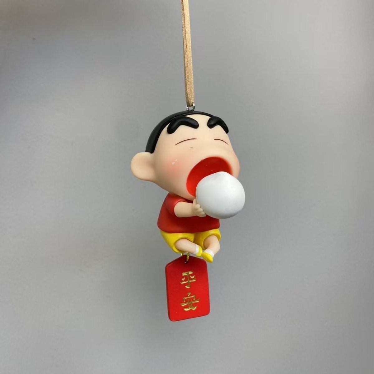 吃包子小新摆件车内挂件手办车载饰品蜡笔小新周边潮玩生日礼物