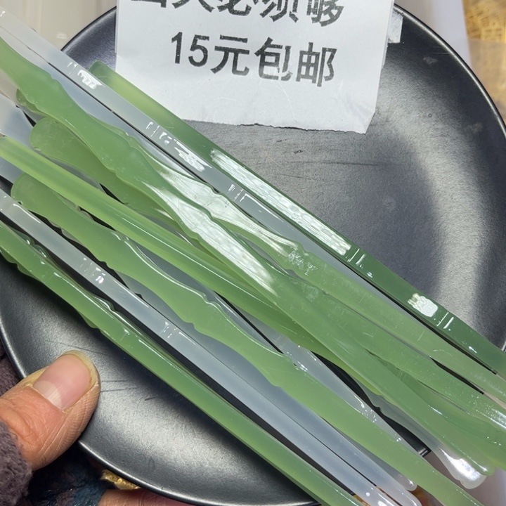 非金属竹节醋酸发簪10个