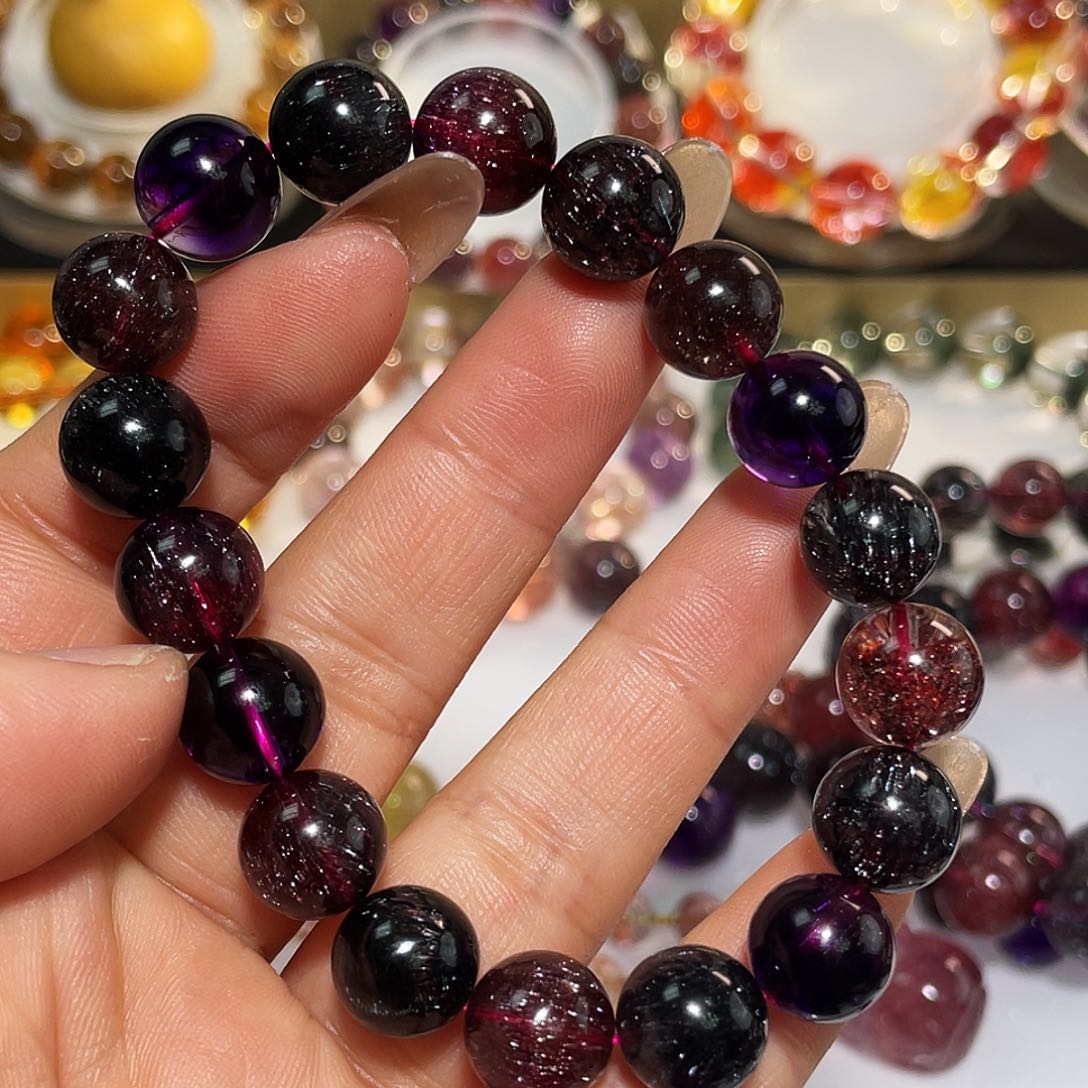 水晶手链未镶嵌朗***姐手链11.3