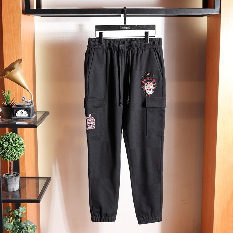 男装尾货 青年男士秋冬修身抽绳休闲裤Y895