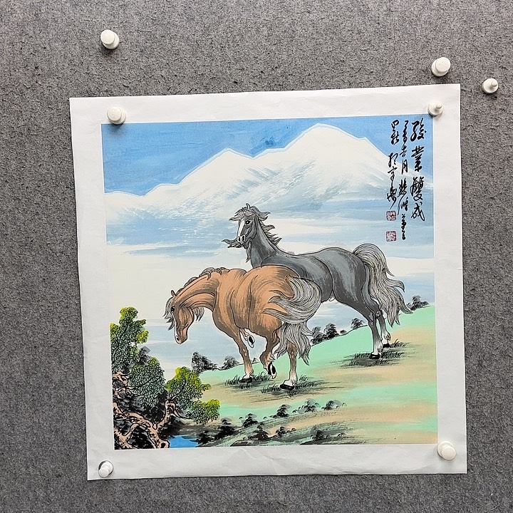 书法作品多次参加