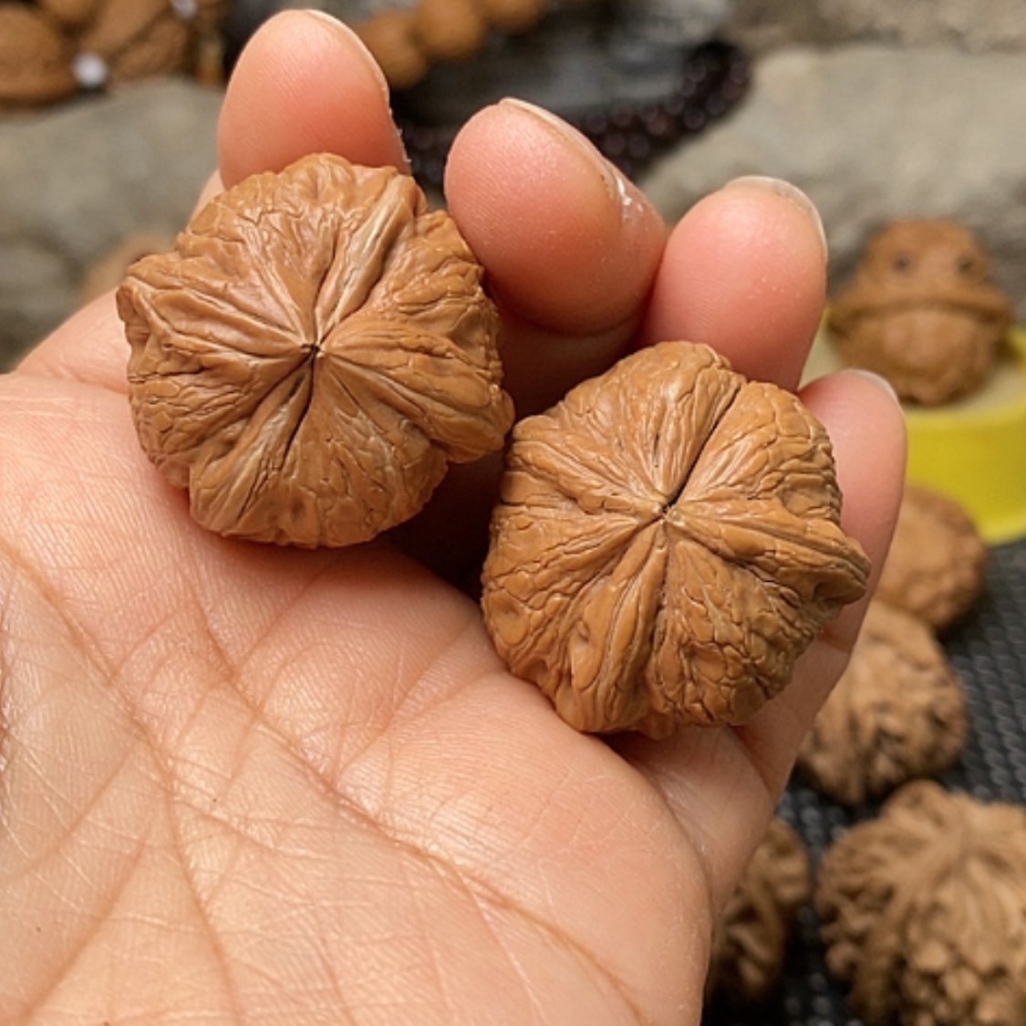 【闪购商品】把件文玩核桃天然四棱31