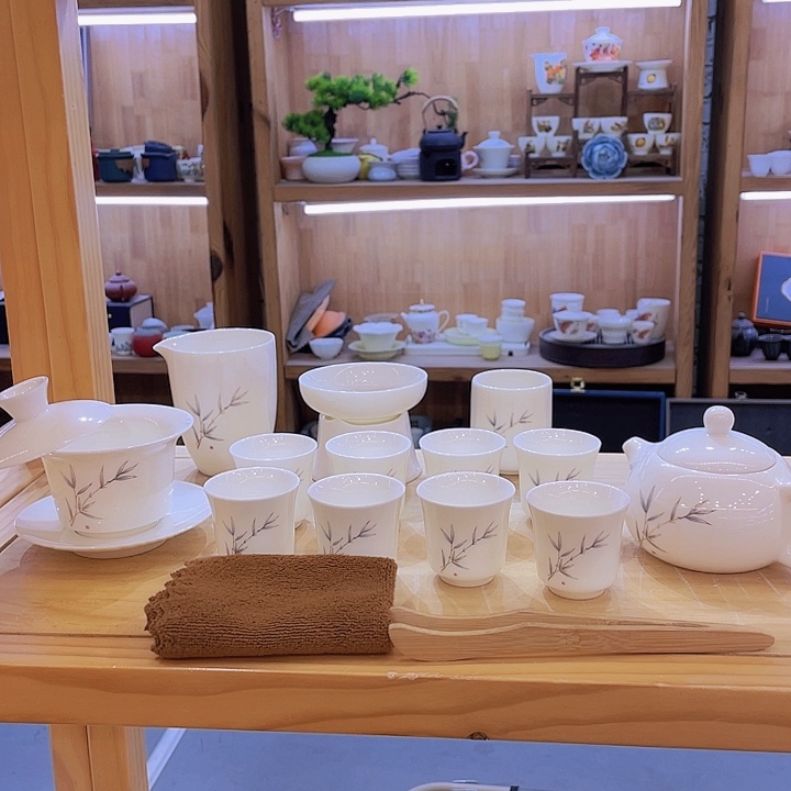 紫竹紫罗兰羊脂玉套装