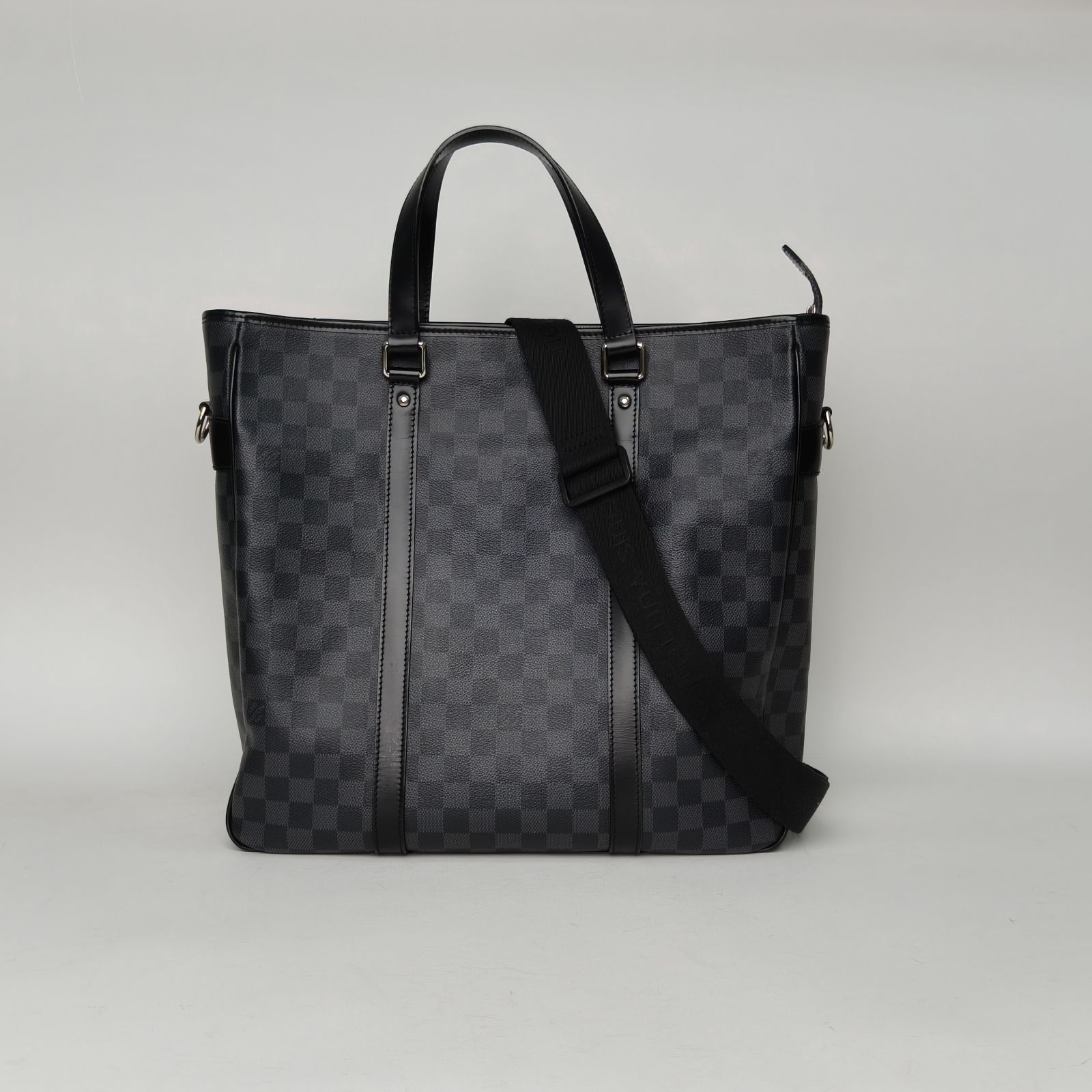 99新 LouisVuitton/路易威登 【娇】黑棋格 2008手提公文包 907521