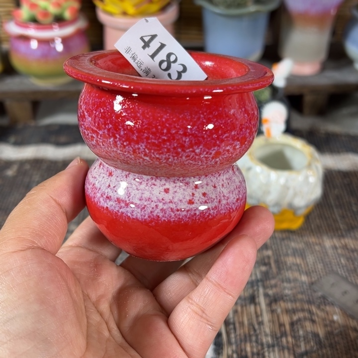 口5高7 手工花盆满30包邮