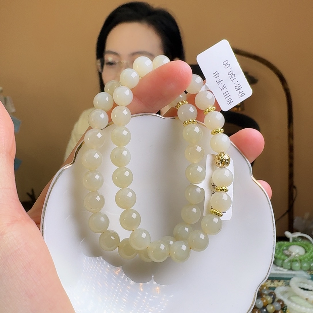 和田玉未镶嵌手链拍一发一多样性发货