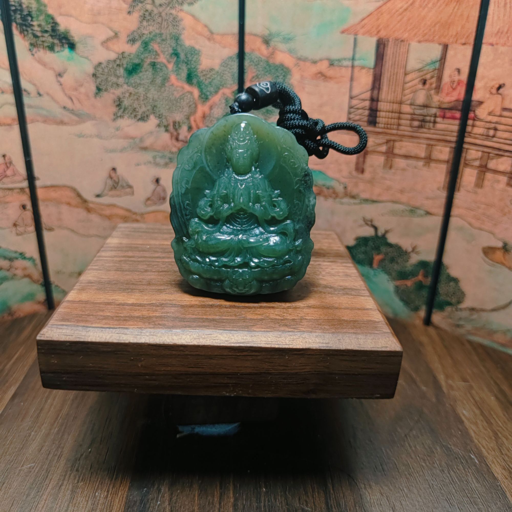 N和田玉观音吊坠0309