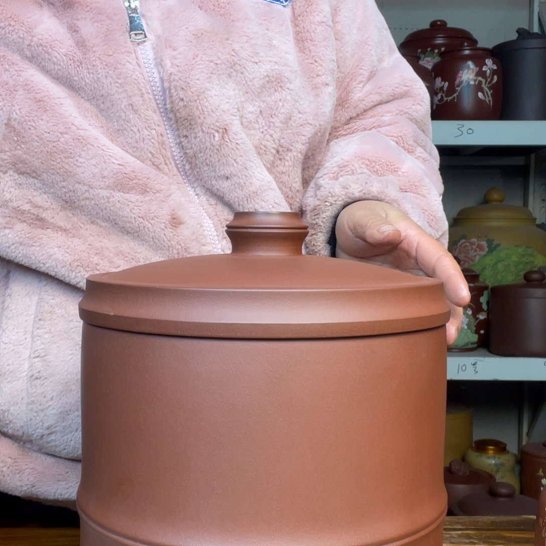 紫砂茶叶罐今天晚上