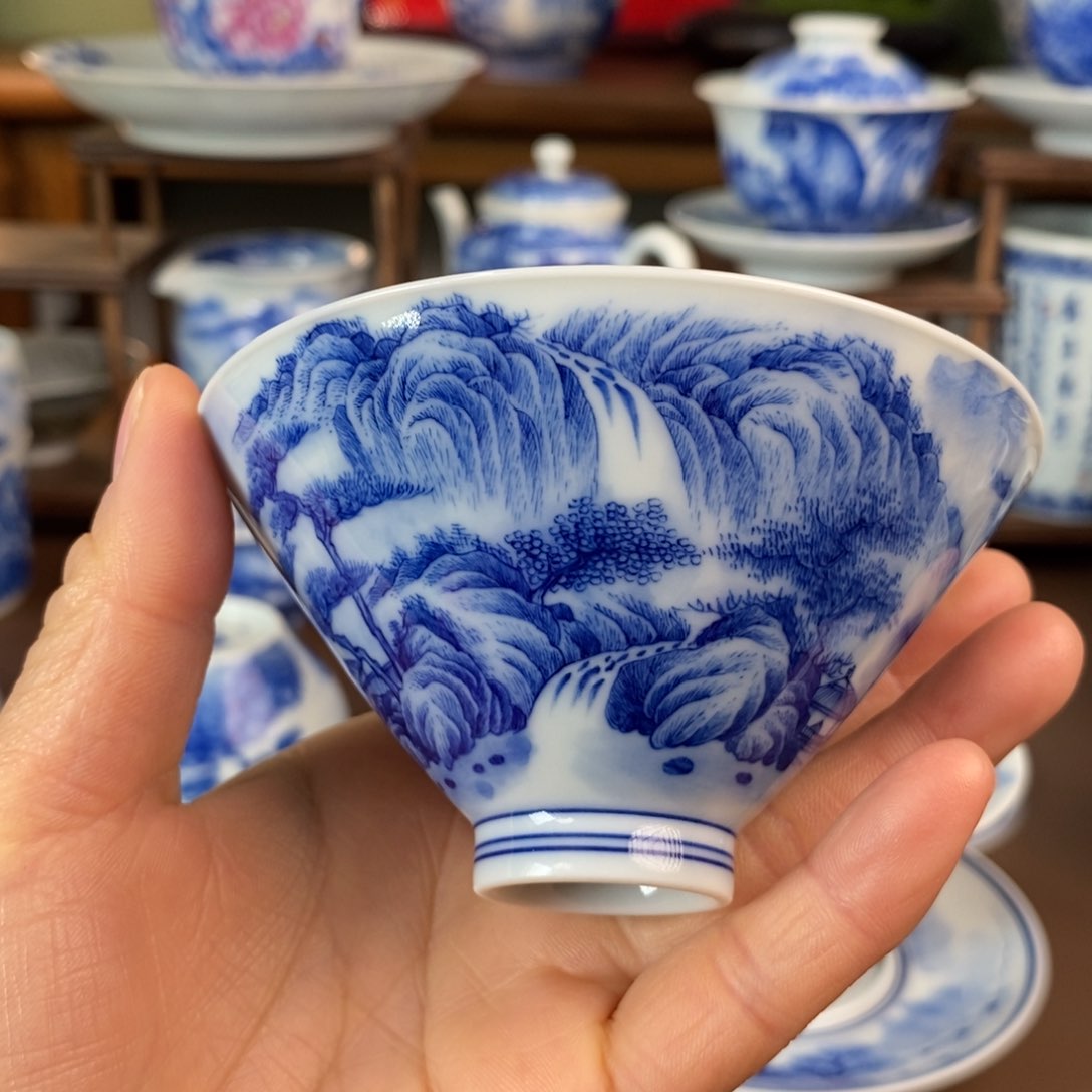景德镇陶瓷手工手绘