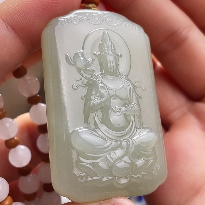 和田玉挂件未镶嵌定制发货