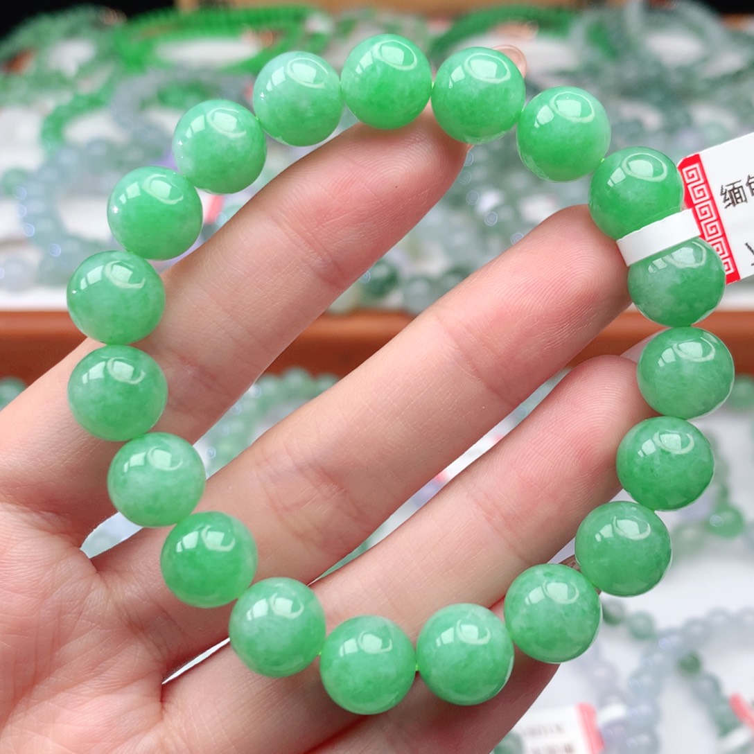 翡翠手链未镶嵌翡翠10mm