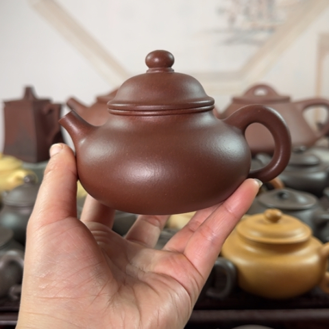 茶壶紫砂底槽清料230cc