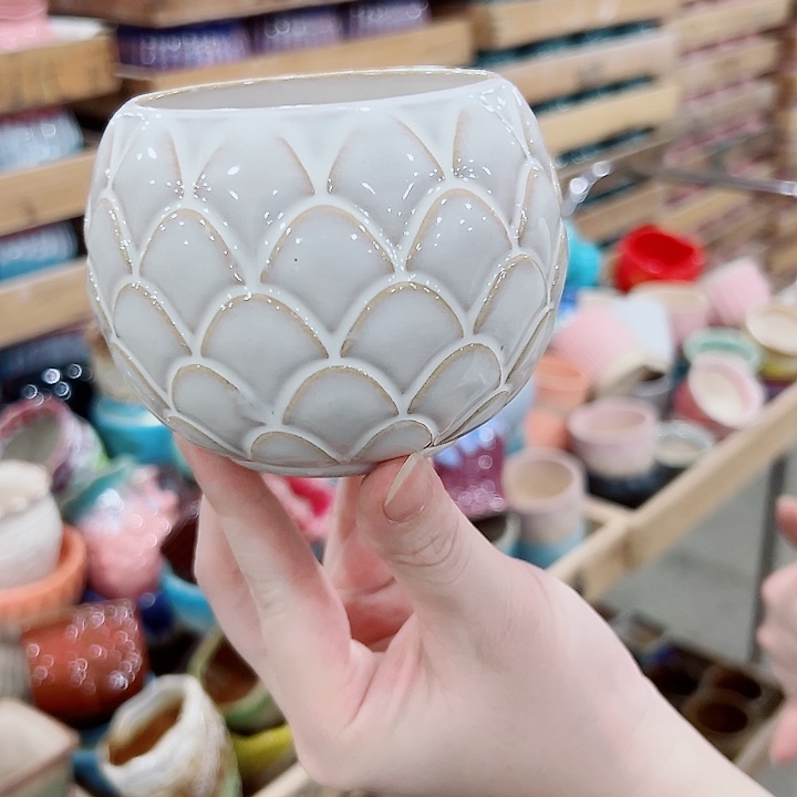 有孔，满10元发货多肉陶瓷花盆