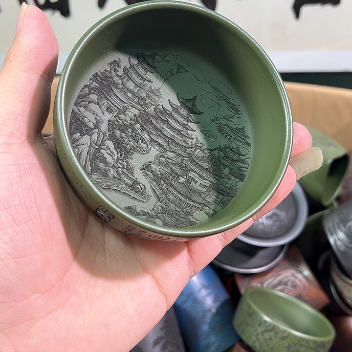 茶杯紫砂全手工紫砂主人杯