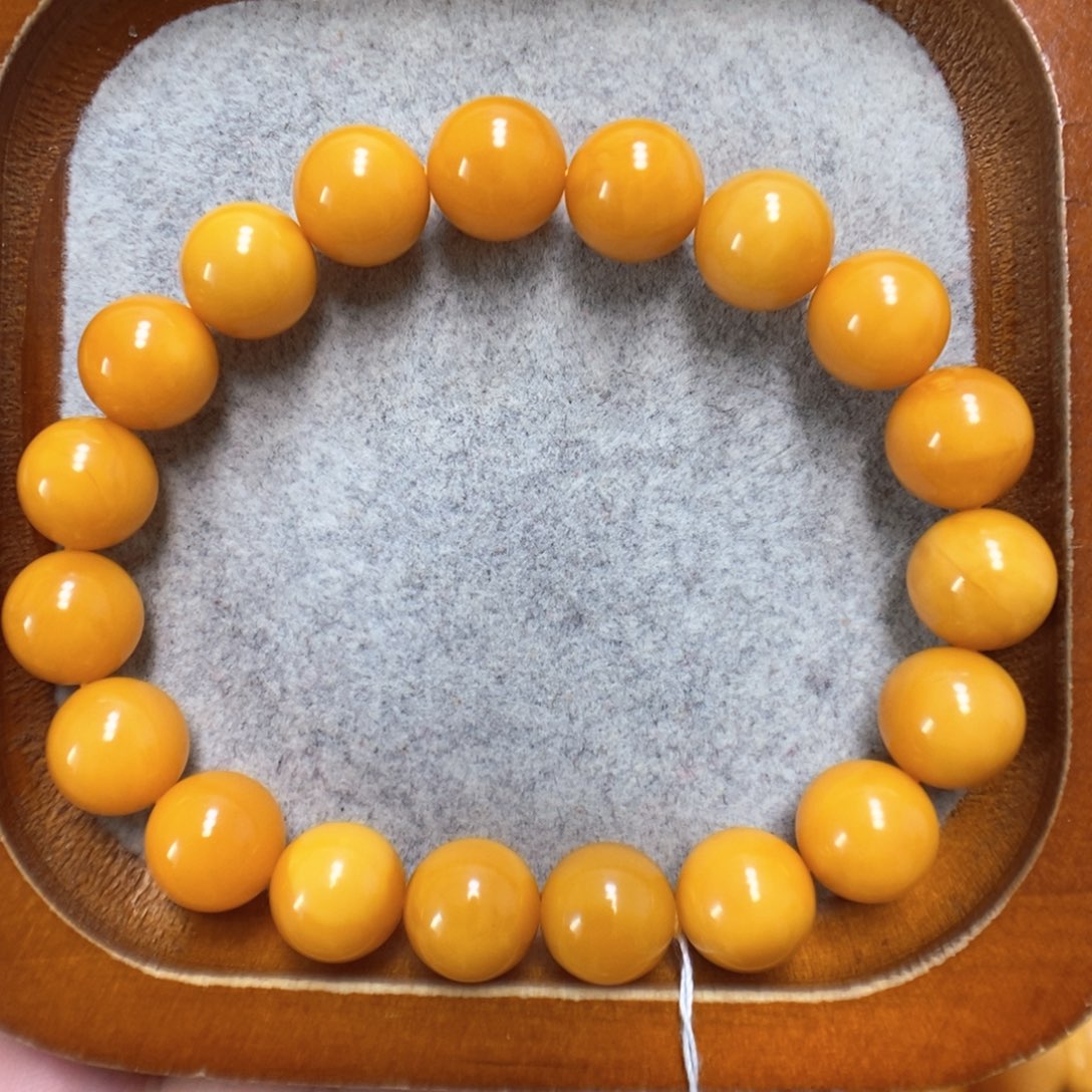 蜜蜡手串未镶嵌蜜蜡