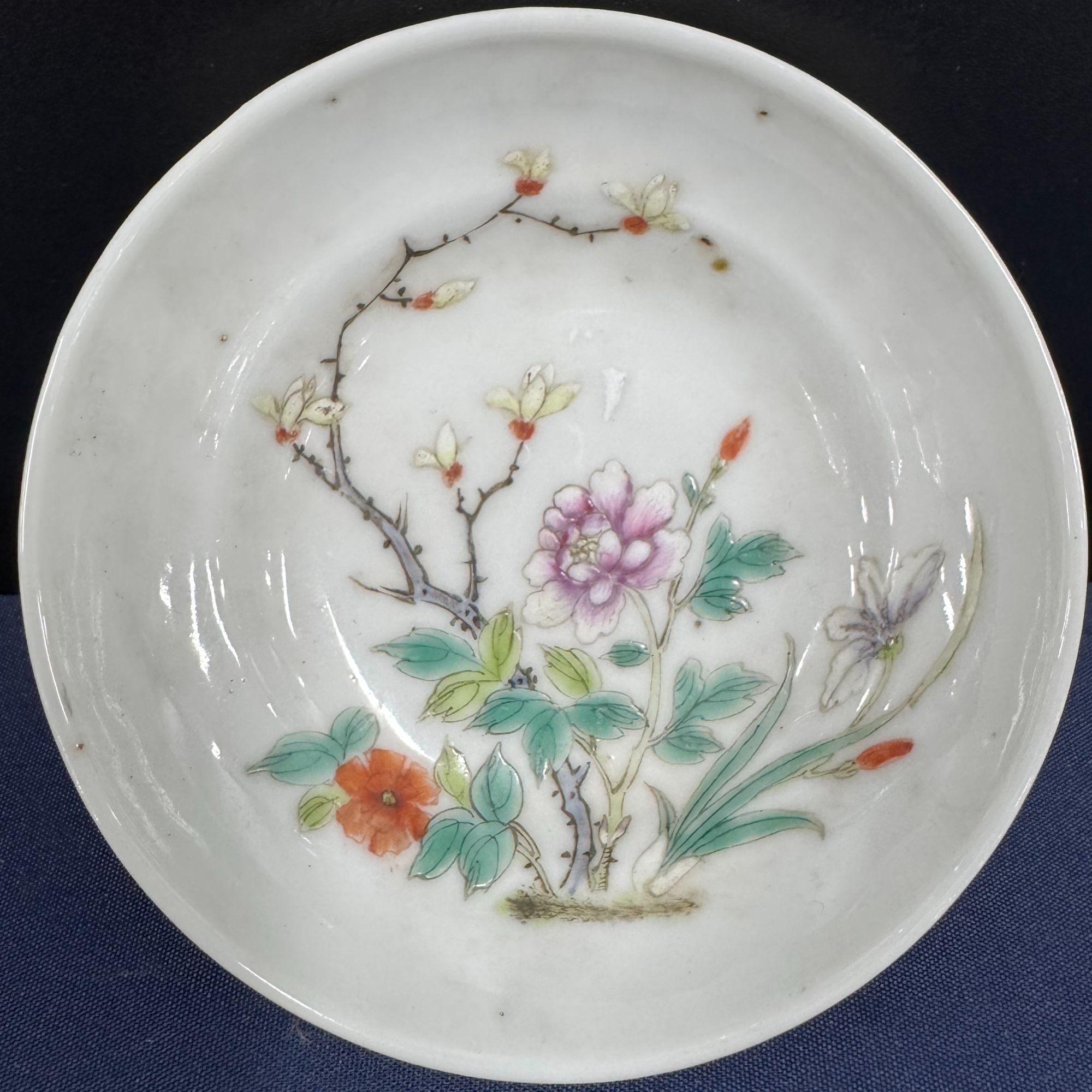 民国 粉彩花盆小蝶XO-0055