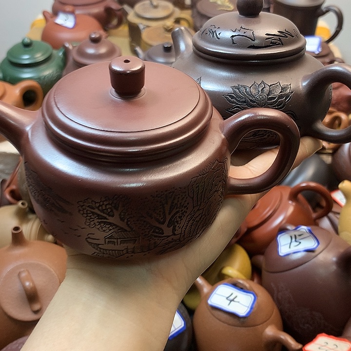 茶壶紫砂A**城紫砂微瑕