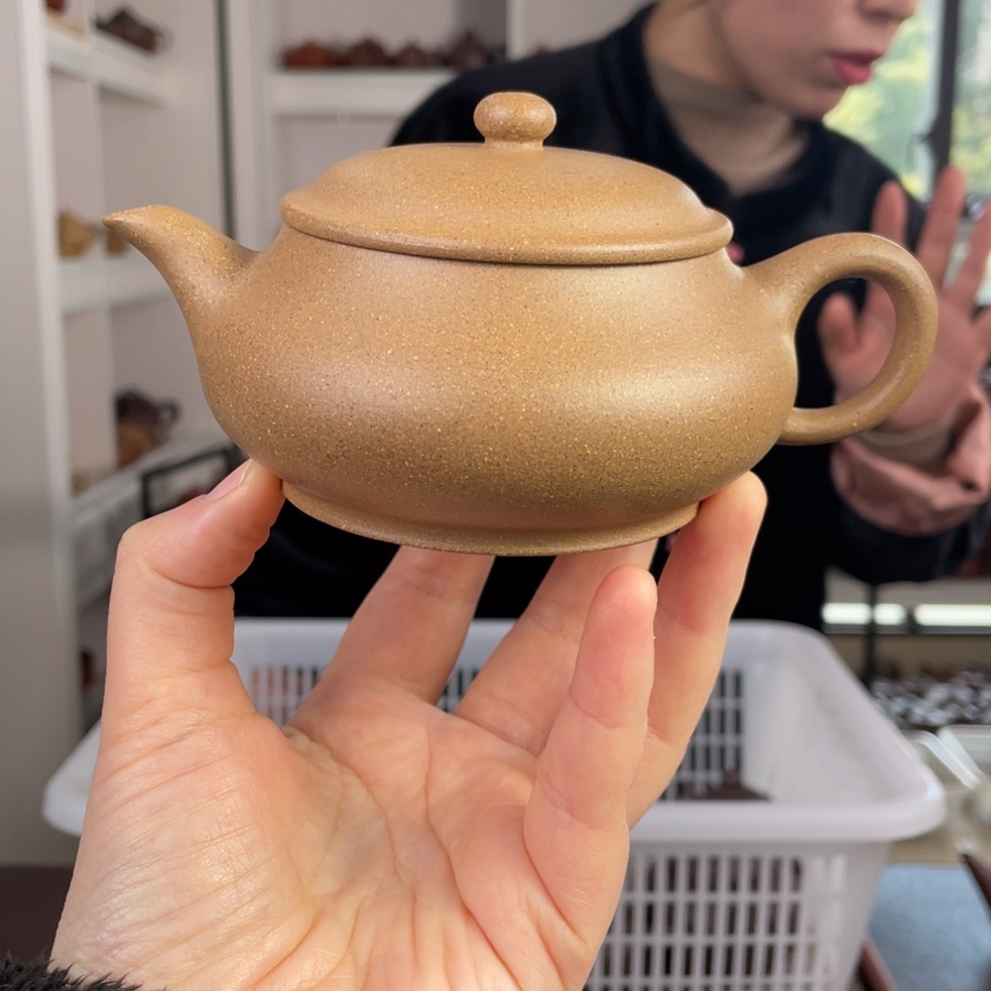 紫砂茶壶段泥五彩段明炉240cc