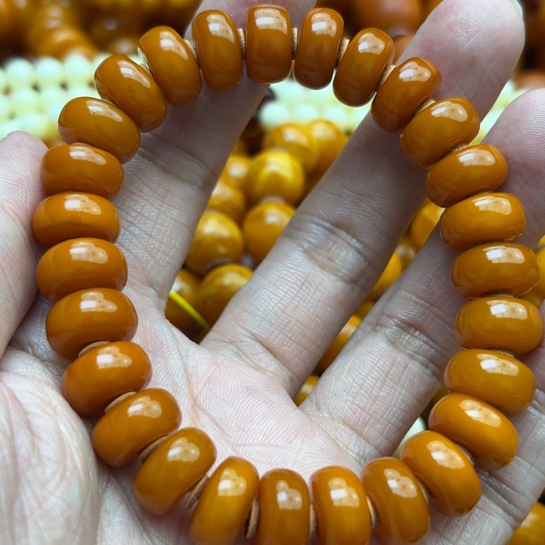 琥珀手链未镶嵌蜜蜡