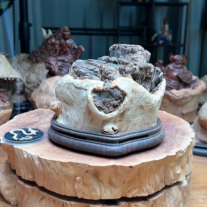 荔枝木2****活荔枝木随型香炉