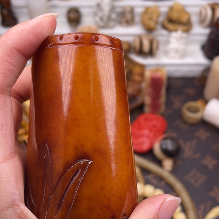 驼骨其他牛骨手把件