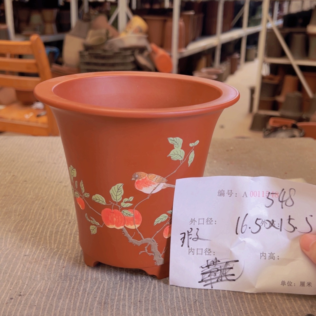 紫砂花盆紫紫砂盆